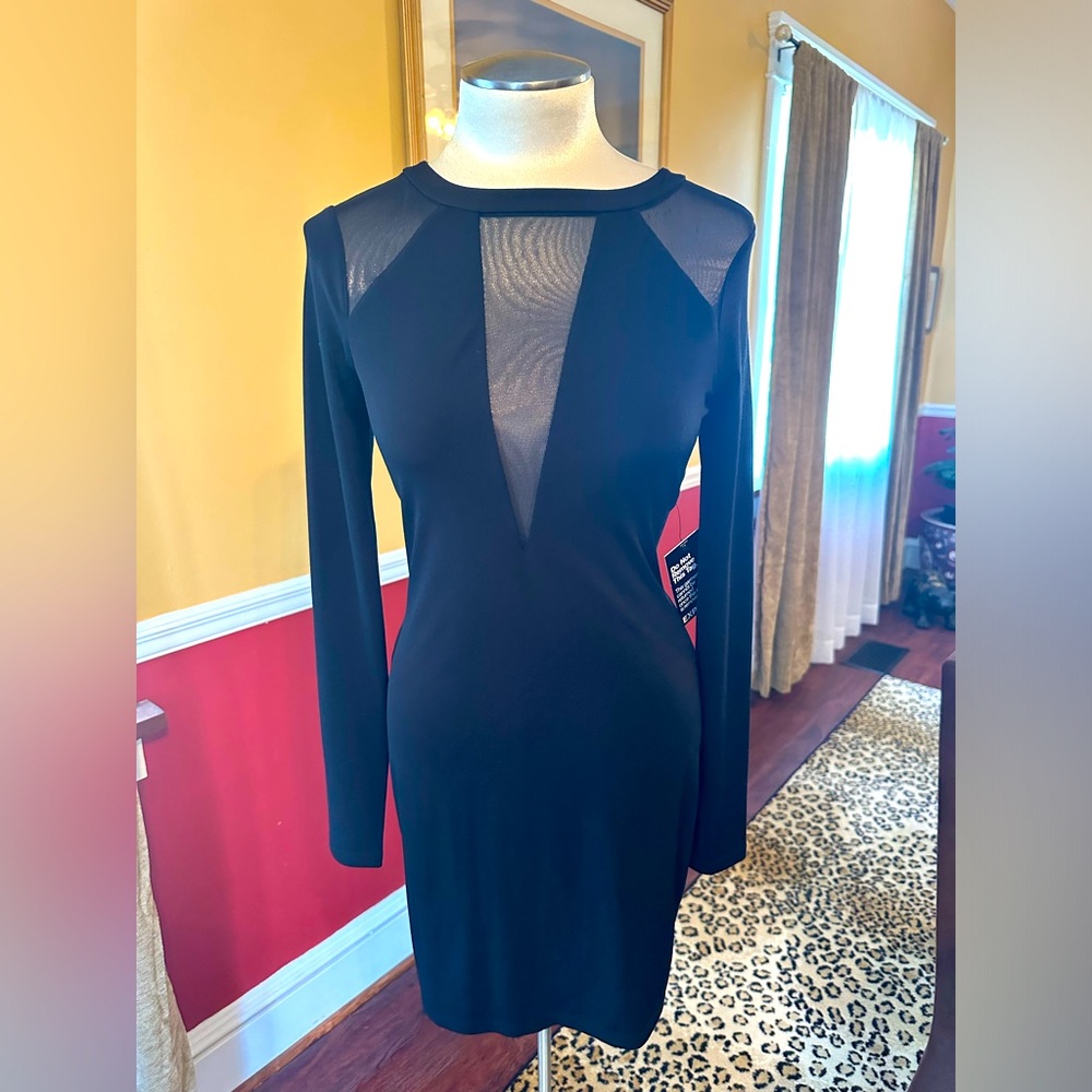 Express cocktail dress black nwt s/p